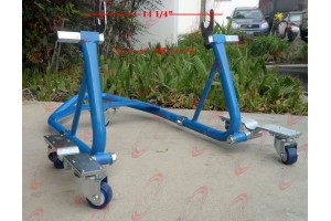  Motorcycle Sport Bike ATV Stand Front Rear Wheel Stand Combo Swing Arm Lift
